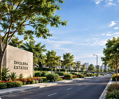 Illustrative residential setting for Dholera Estates